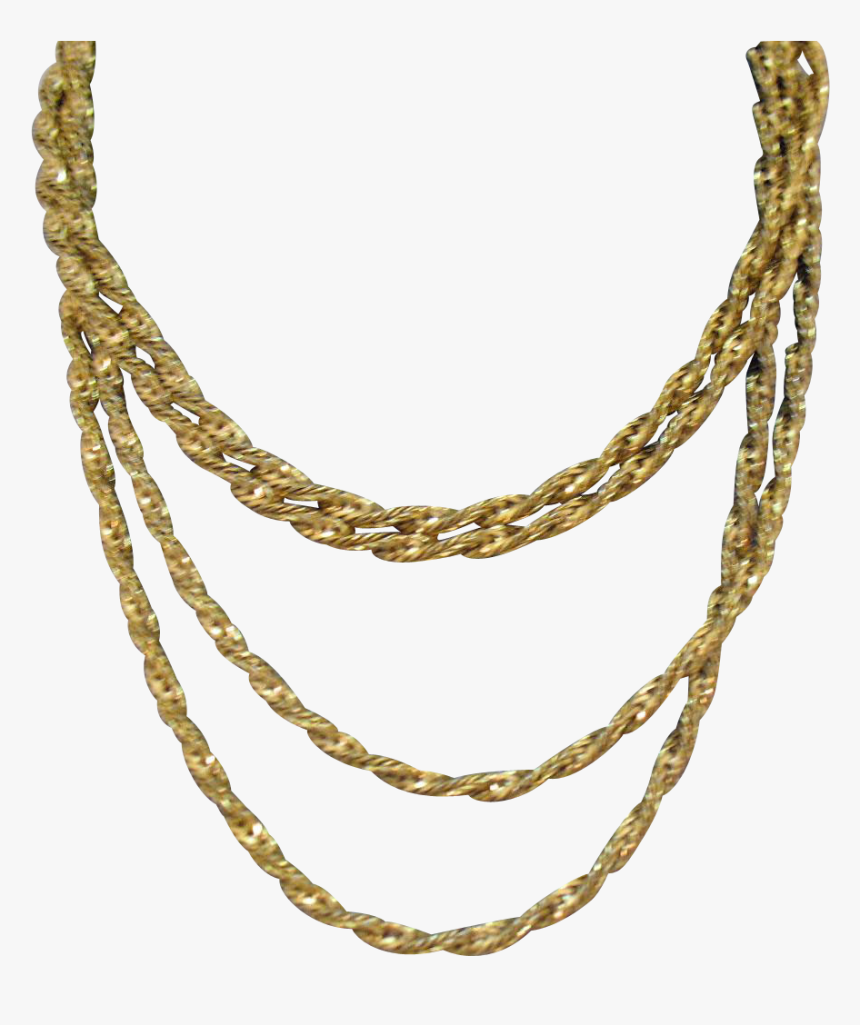 Earring Chain Necklace Jewellery Gold - Thug Life Chain Png Transparent, Png Download