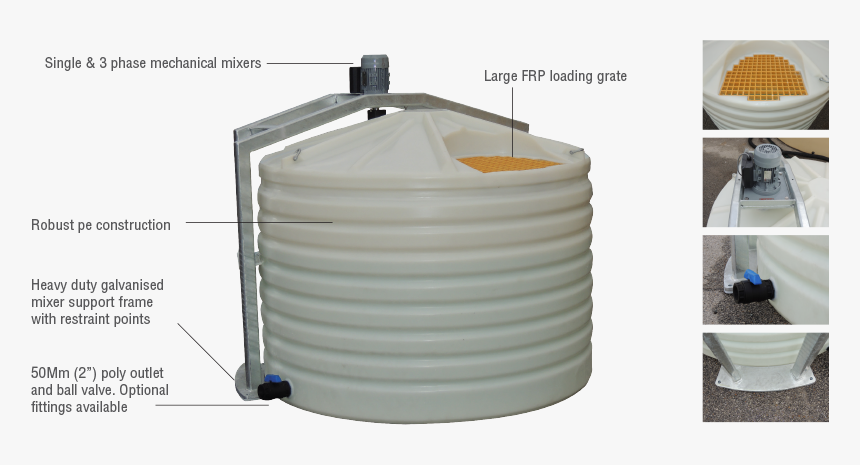 Specialised Applications - مخزن میکسر پلی اتن, HD Png Download