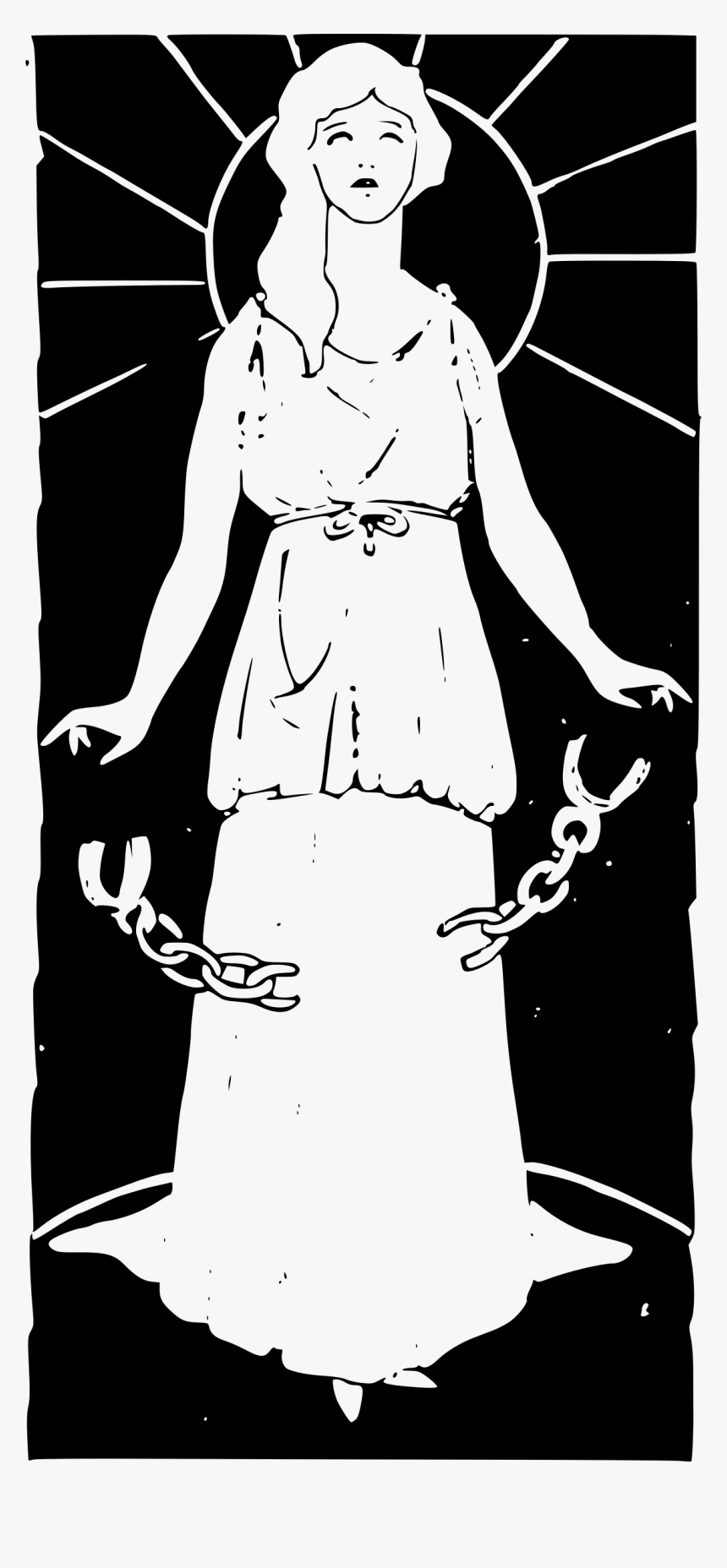 No Chains Woman Clip Arts - Women Break Free From Oppression, HD Png Download