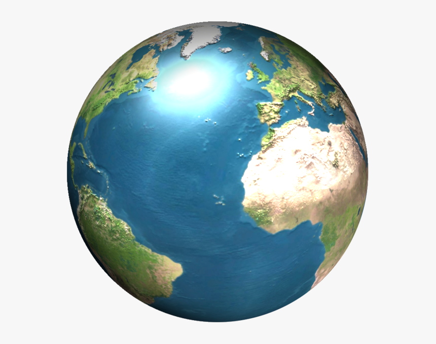 Terra Globe Icon Light - Globe, HD Png Download