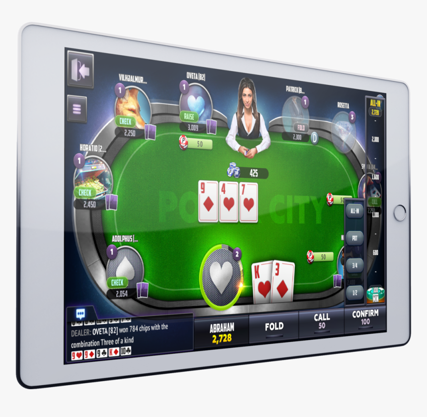 Poker City Tablet - Led-backlit Lcd Display, HD Png Download