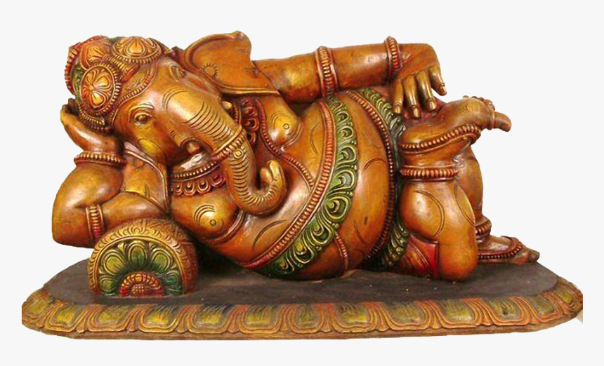 Sleeping Ganesha Idol Online, HD Png Download