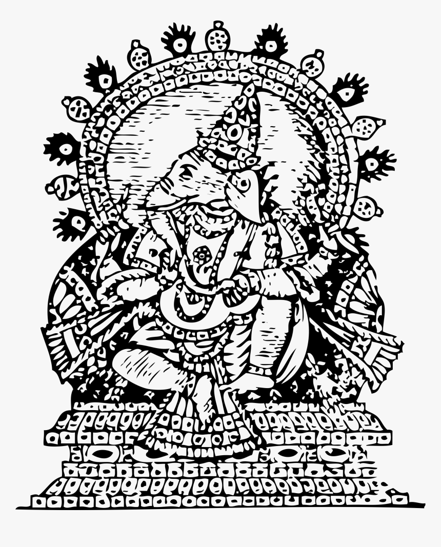 Ganesha, God Of Success Clip Arts - New Ganesh Chaturthi Drawing, HD Png Download