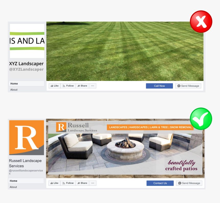 Good Facebook Cover Photo Example For Landscaper - Lawn, HD Png Download