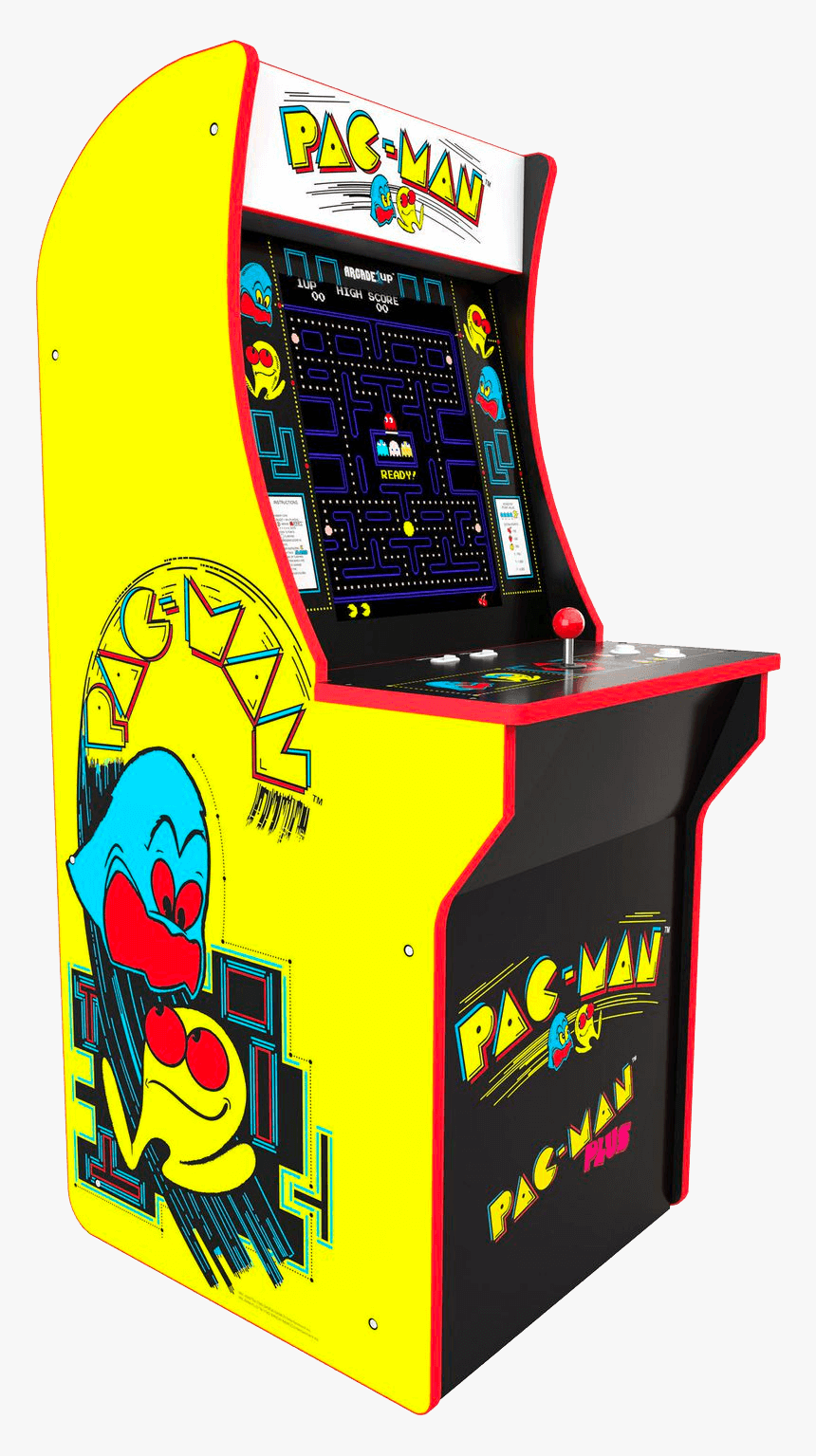 Pac Man Arcade Cabinet 
 Class Lazyload Lazyload Fade - Arcade1up Pacman, HD Png Download
