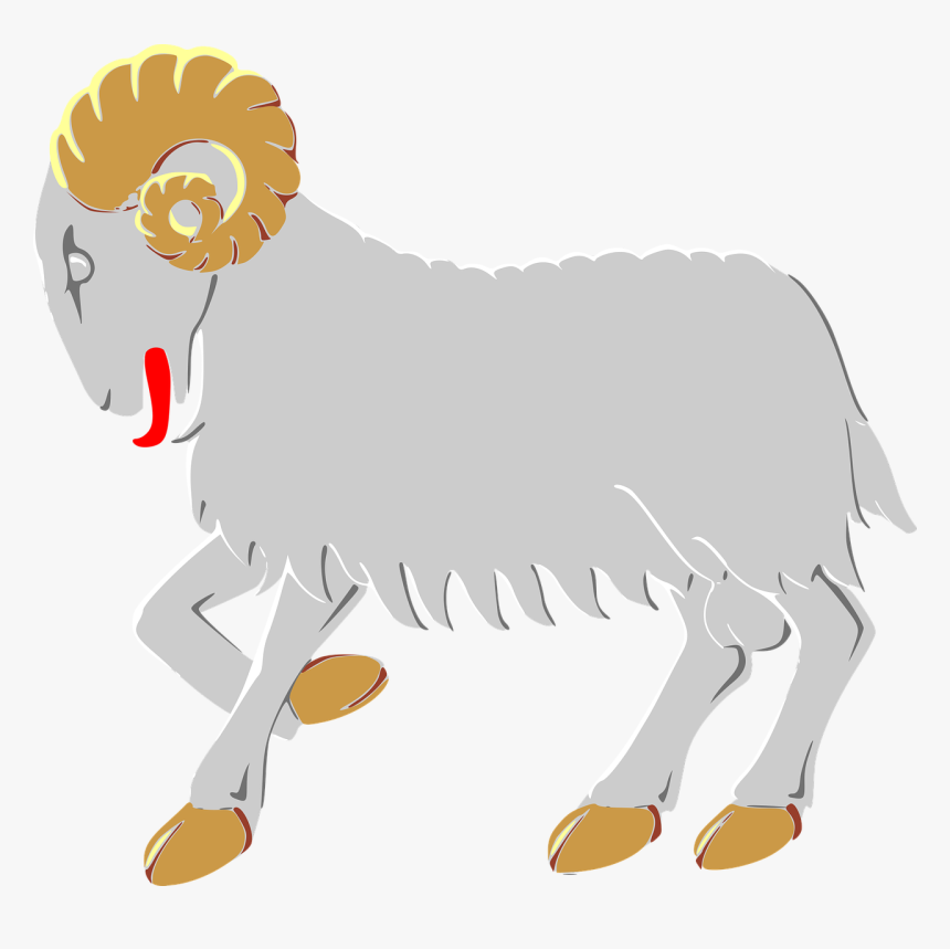 Gambar Kartun Kambing Adu, HD Png Download