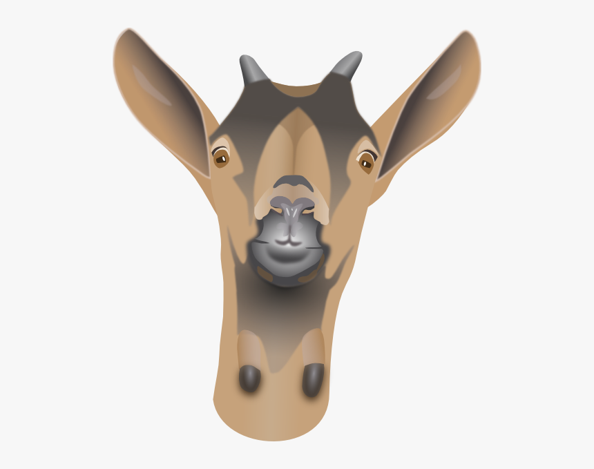 Goat Png Face - Goat Head Clipart Png, Transparent Png