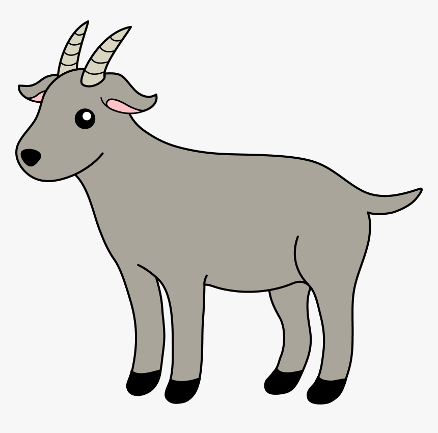 Animal Clipart Goat House - Goat Clipart, HD Png Download