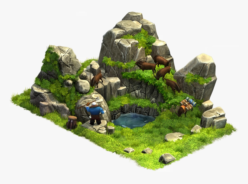 Elvenar Goat Rocks, HD Png Download