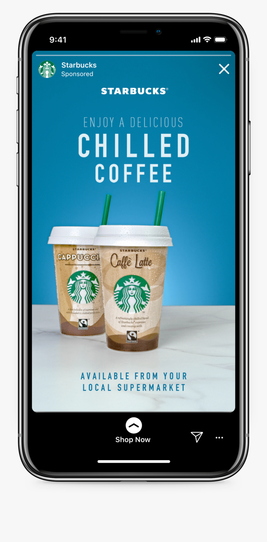Starbucks Chilled Story1 Small - Starbucks New Logo 2011, HD Png Download