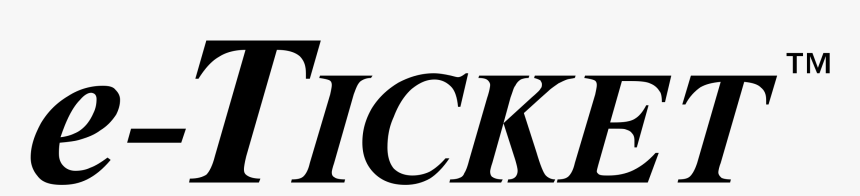 E Ticket Logo Png Transparent - Calligraphy, Png Download