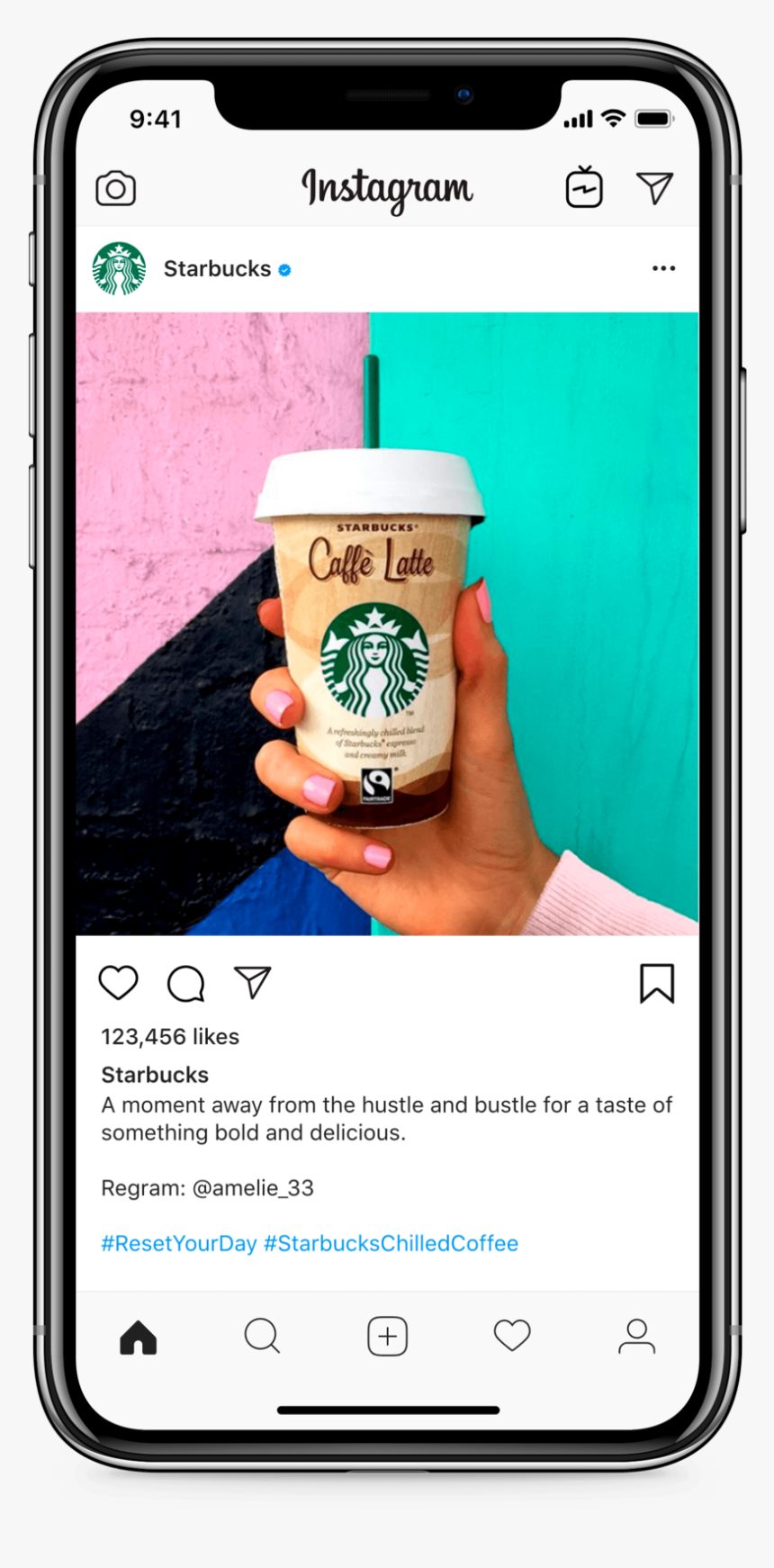 Starbucks Chilled Social1 Small - Apple, HD Png Download