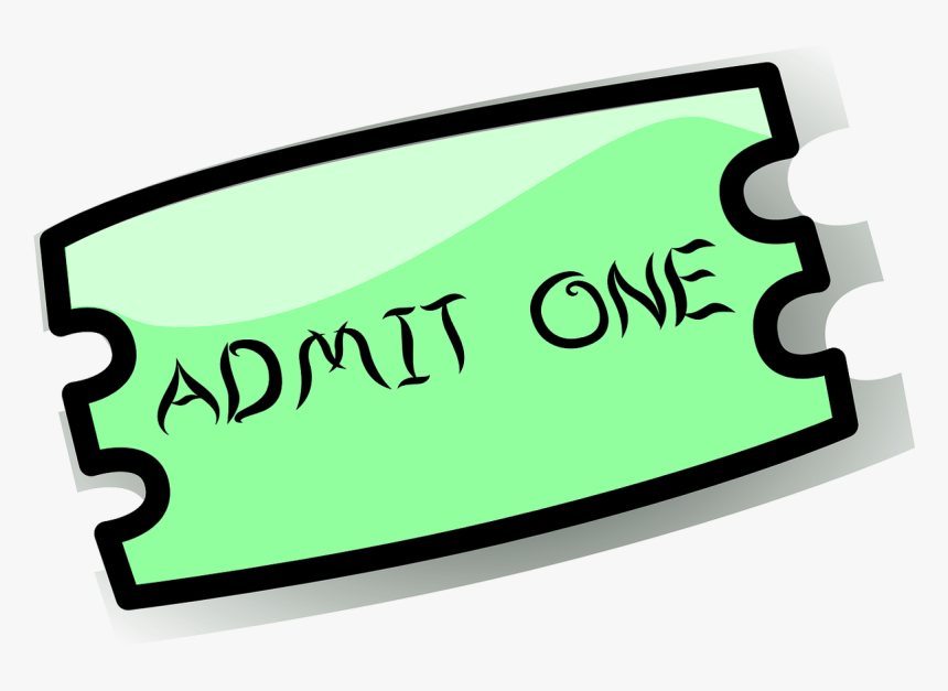Ticket Svg Clip Arts - Ticket Clipart, HD Png Download