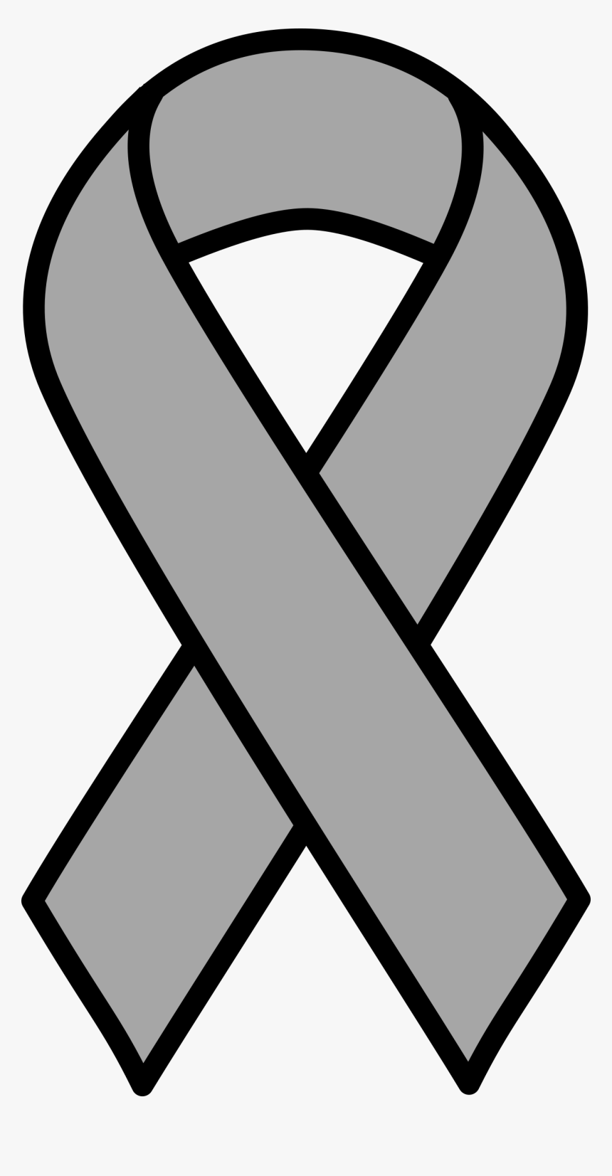 Clipart Brain Pdf - Clip Art Breast Cancer Ribbon, HD Png Download