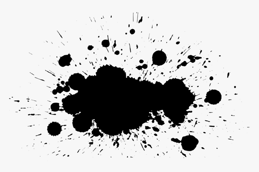 12 Grunge Splatter Banner - Ink Splatters Png Download, Transparent Png