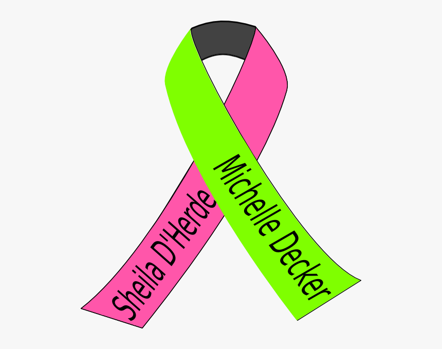 Breast Lymphoma Cancer Ribbon Clip Art - Lymphoma And Breast Cancer Ribbon, HD Png Download