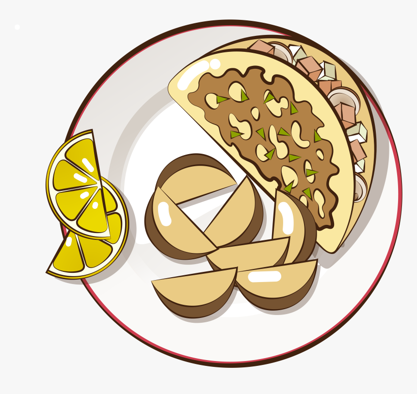 Pie Gourmet Food Fruit Png And Vector Image - Fast Food, Transparent Png