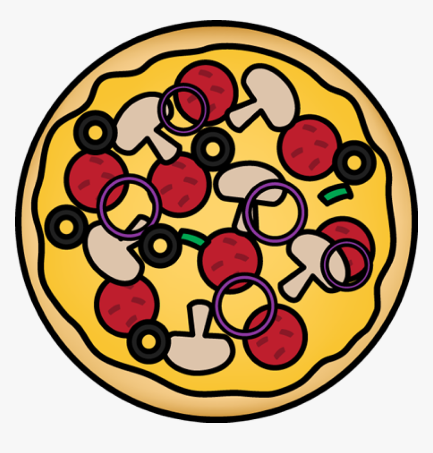 Pizza Clipart Pie - Whole Pizza Clipart, HD Png Download