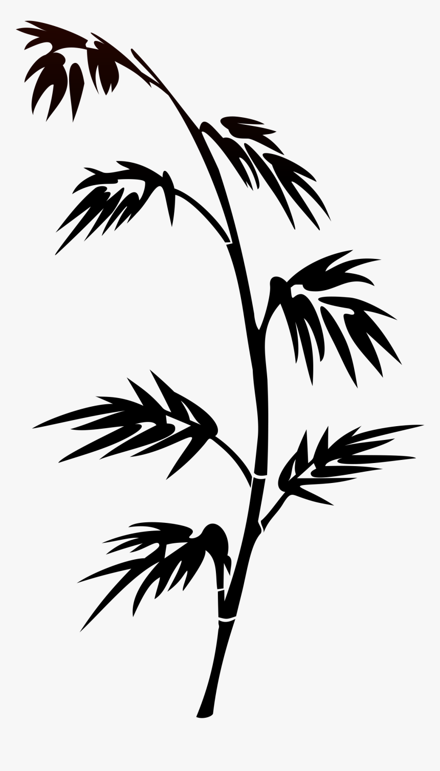 Silhouette Portable Network Graphics Bamboo Image Design - Bamboo Forest Silhouette, HD Png Download