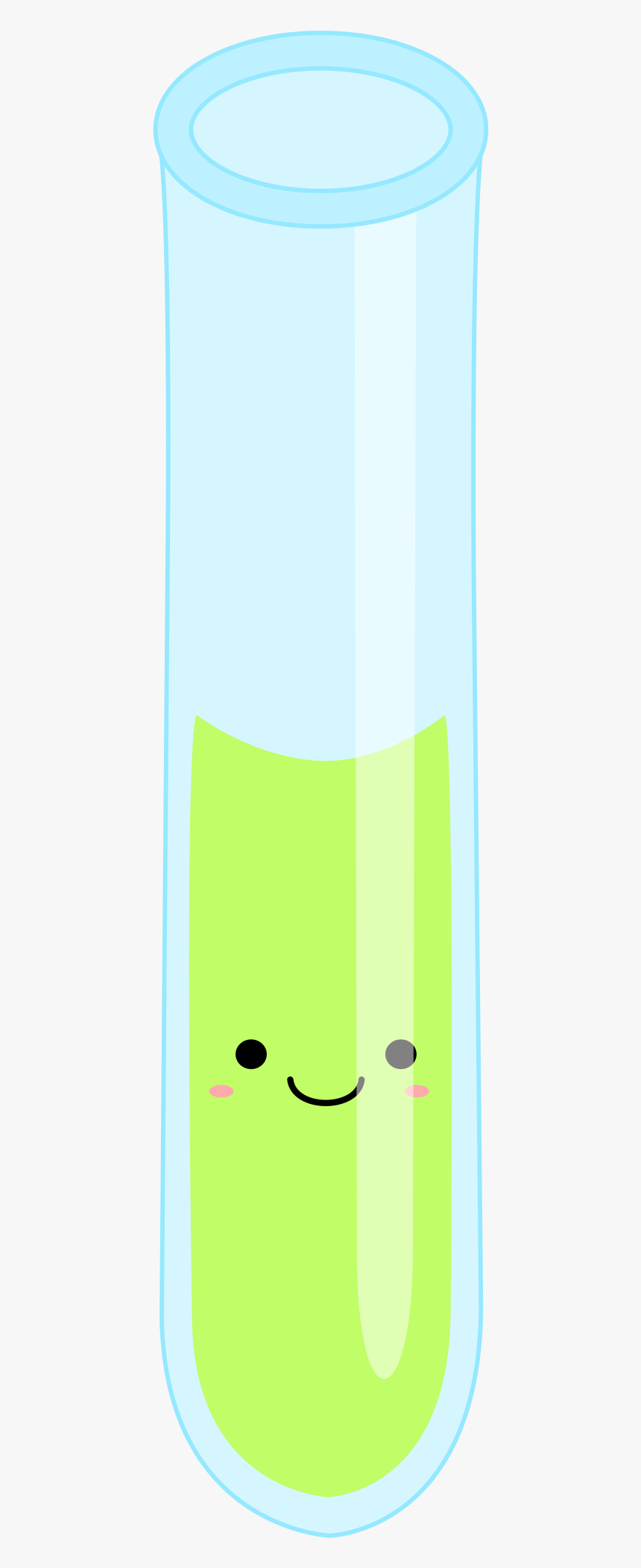 Kawaii Test Tube With Liquid Clip Arts - Illustration, HD Png Download