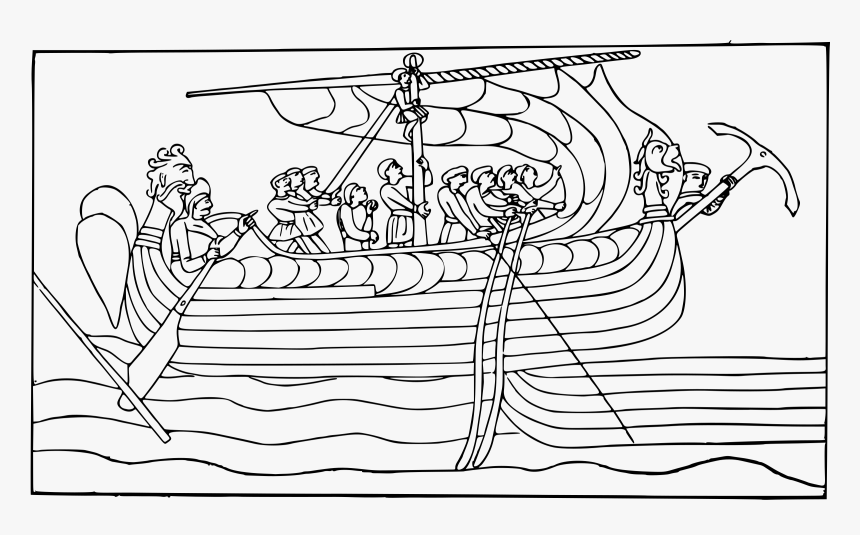 Norman Ship Clip Arts - Drawing, HD Png Download