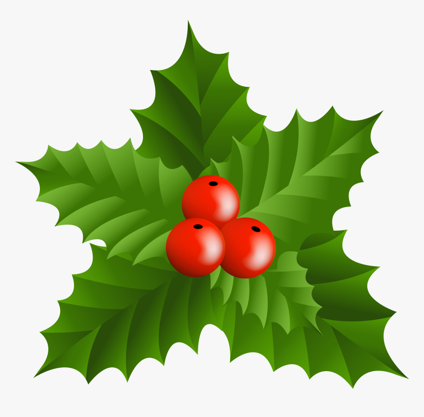 Holly Images Free Clip Art, HD Png Download
