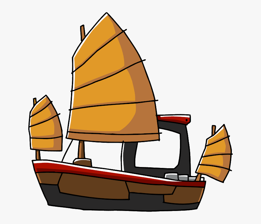 Image Junk Png Scribblenauts - Chinese Junk Ship Png, Transparent Png