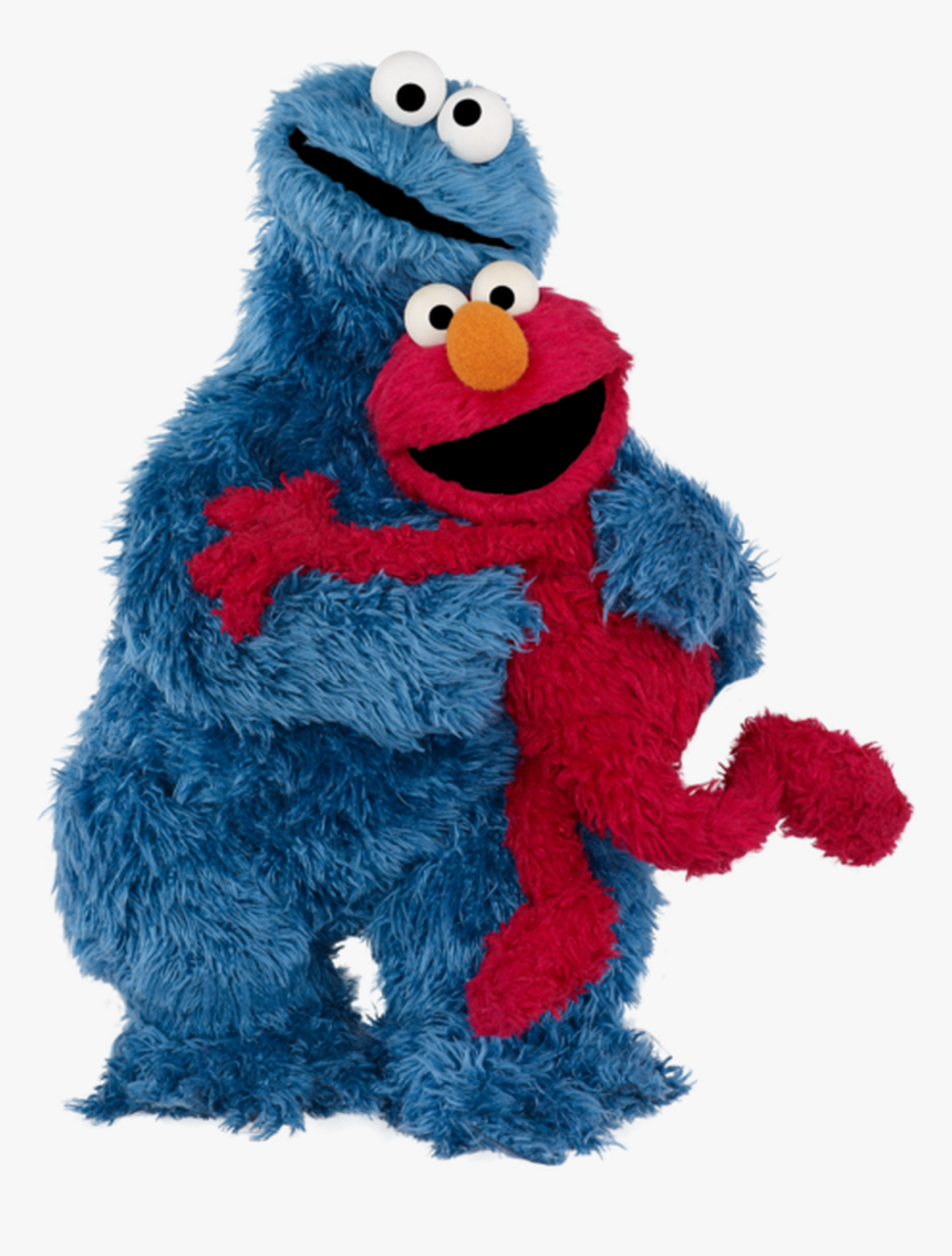 Elmo And - Cookie Monster Elmo Sesame Street, HD Png Download