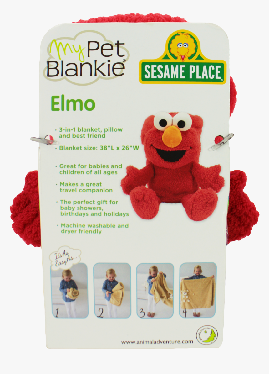 Sesame Street S Elmo My Pet Blankie Fleece Blankie - Sesame Street Sign, HD Png Download