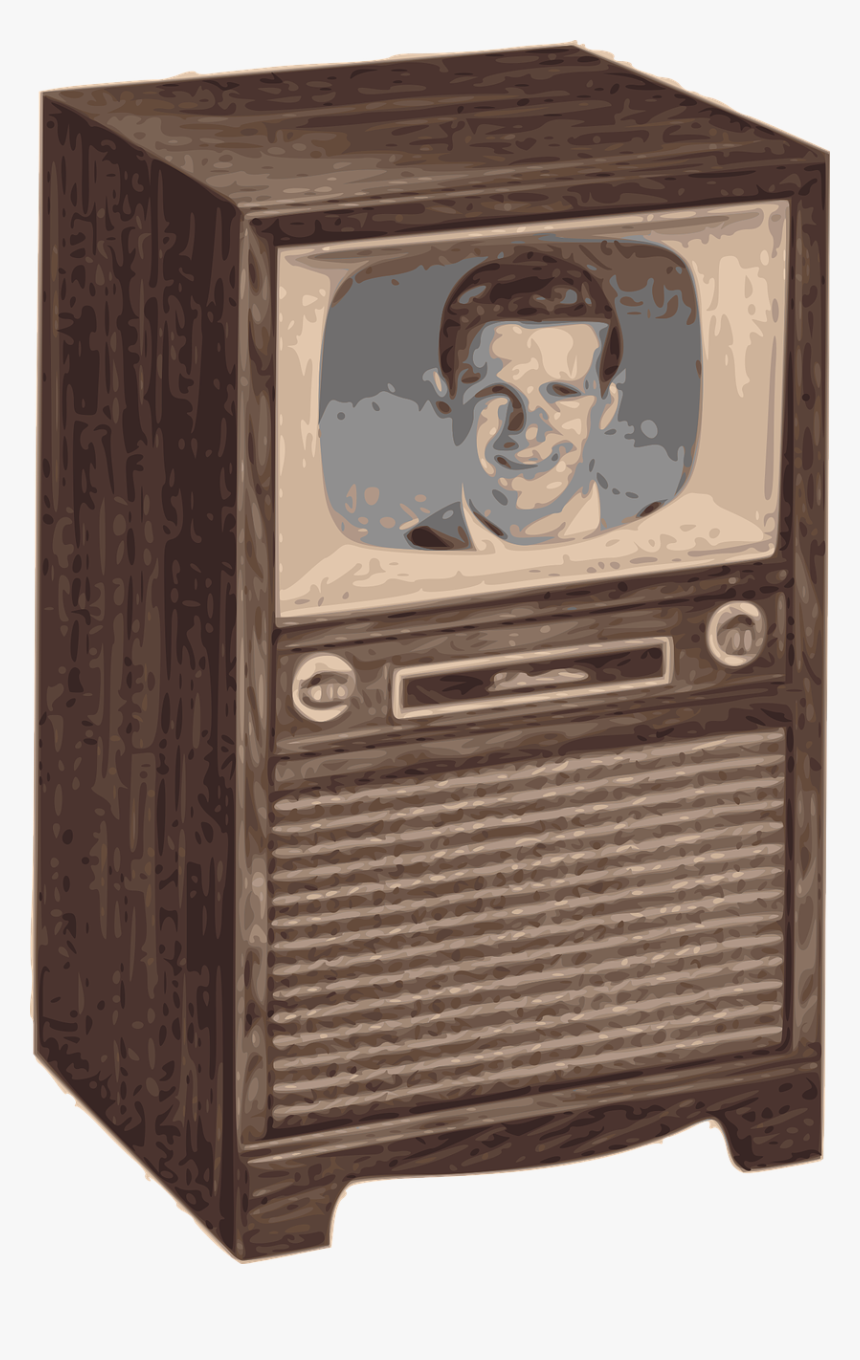 Vintage Tv Vector Free, HD Png Download