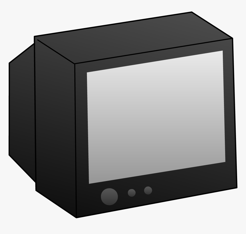 Television Clip Art - Black Television Clipart, HD Png Download