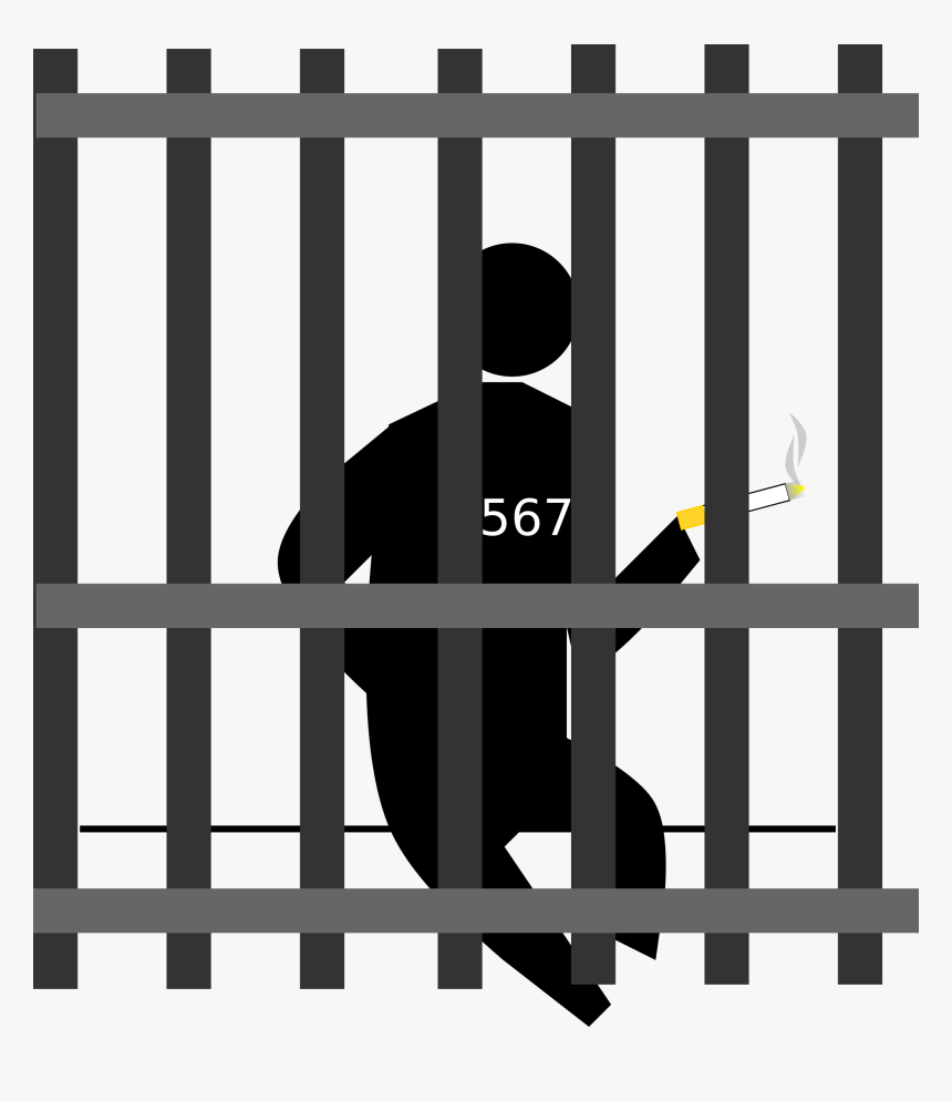 Police Clipart Jail - Criminal Clipart Png, Transparent Png