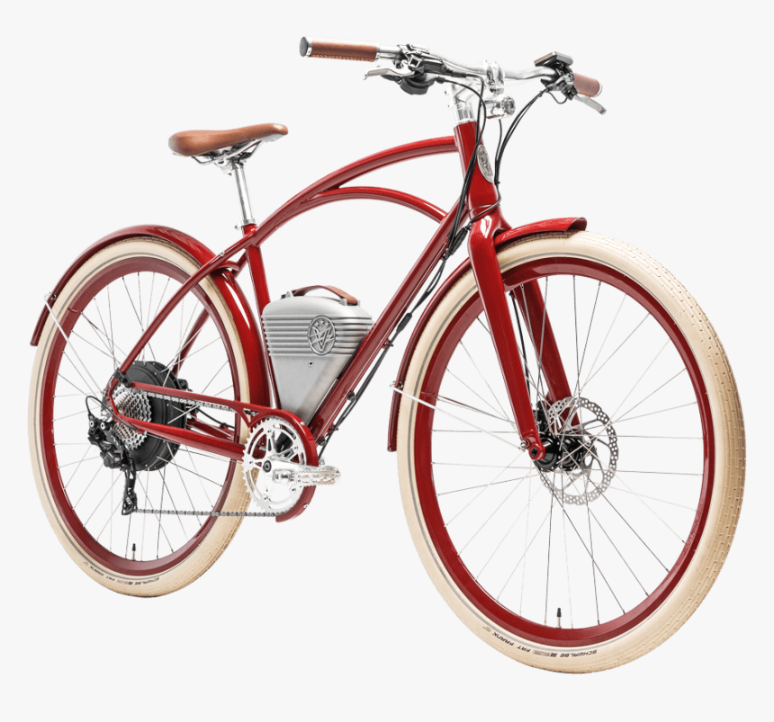 Electric Bike Png - Vintage Electric Cafe, Transparent Png