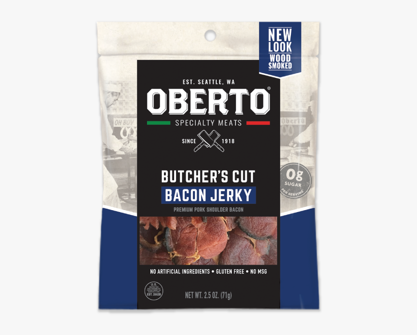Butchers Cut Bacon - Oberto Butchers Cut Bacon Jerky, HD Png Download