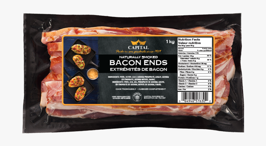 Bacon Ends2 - Pepperoni, HD Png Download