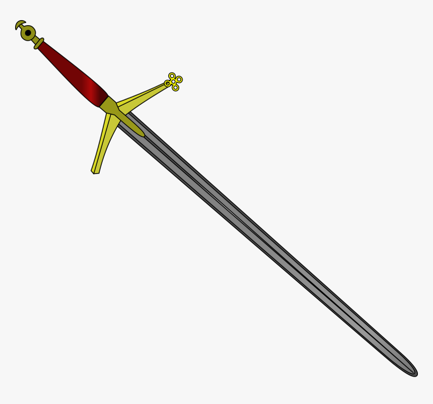 Sword Katana Clip Art - Long Sword Clipart, HD Png Download
