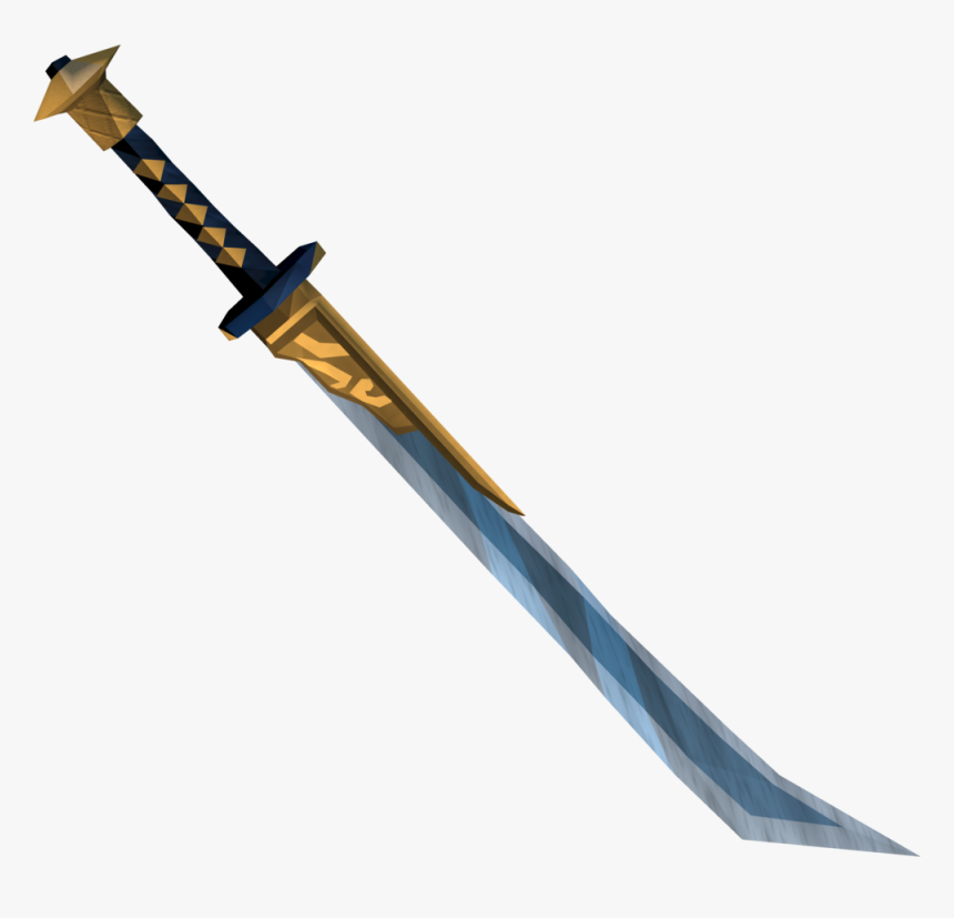 The Runescape Wiki - Runescape Golden Katana, HD Png Download