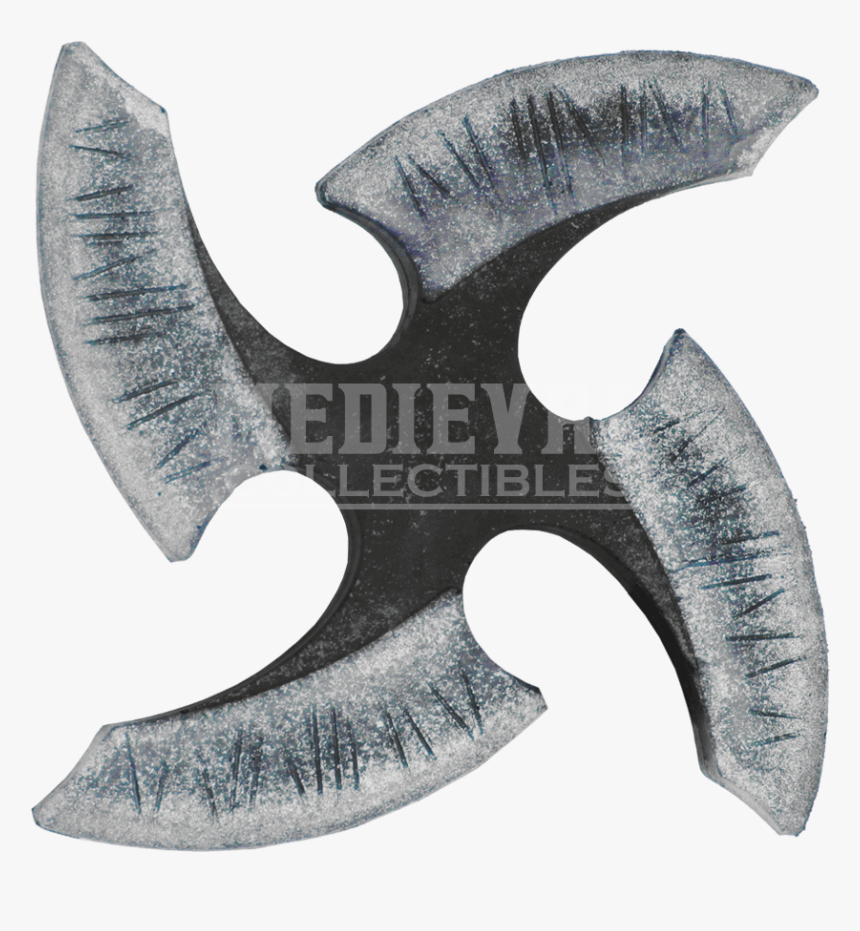 Black Larp Shuriken - Shuriken, HD Png Download