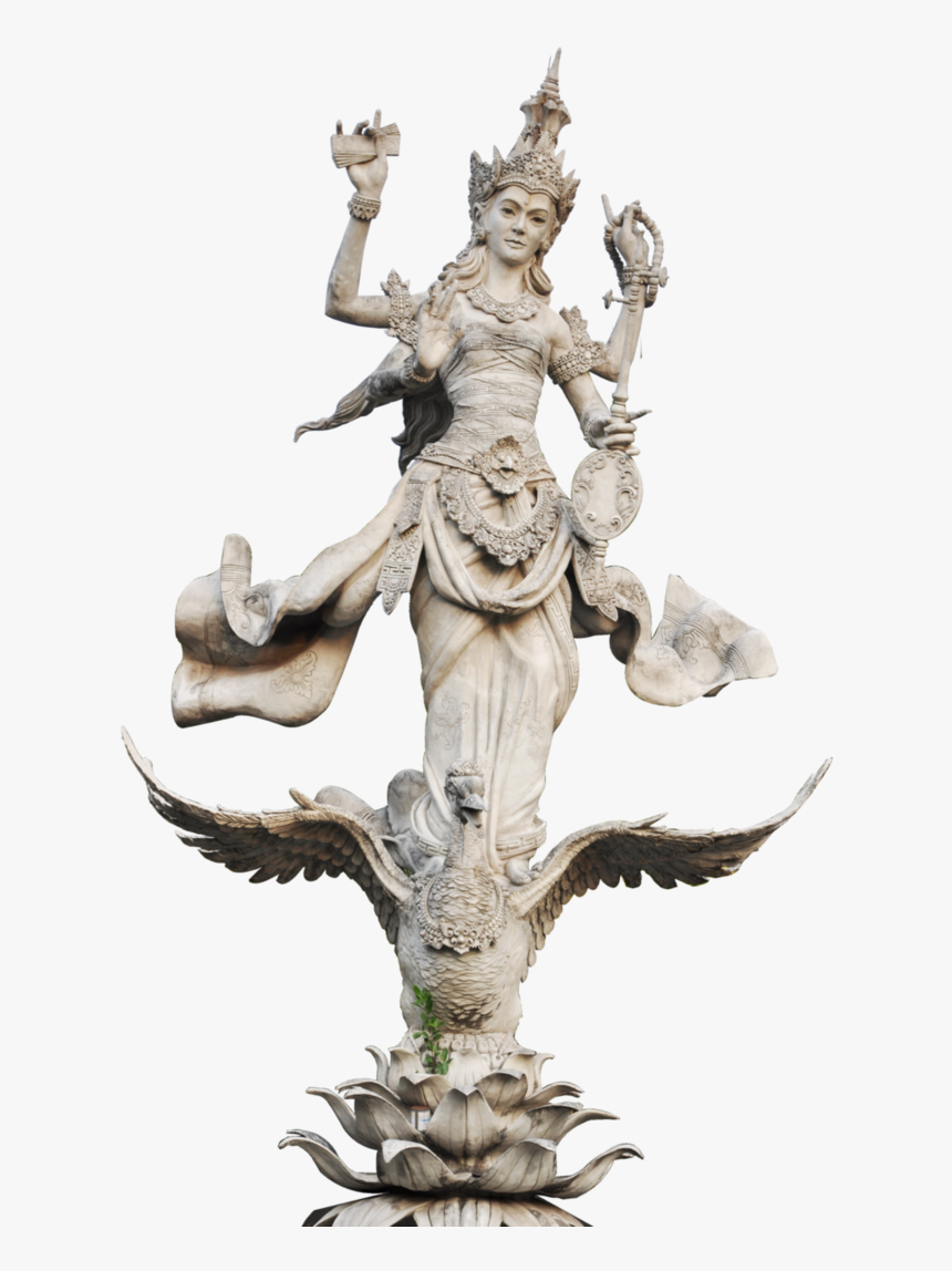 Saraswati Transparent - Saraswati Devi Without Background, HD Png Download