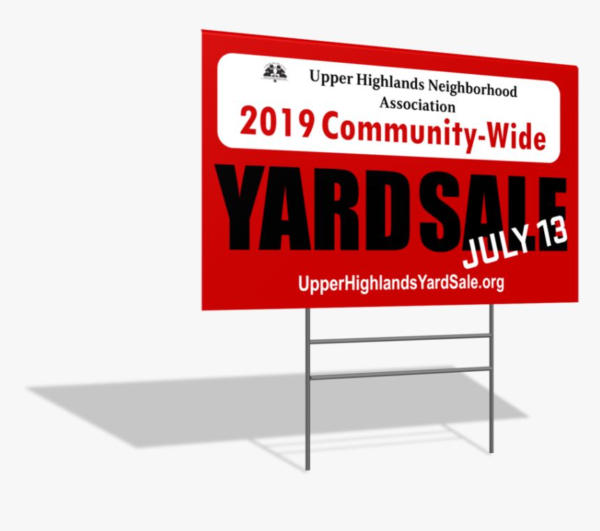 2019 Yard Sale Sign, HD Png Download