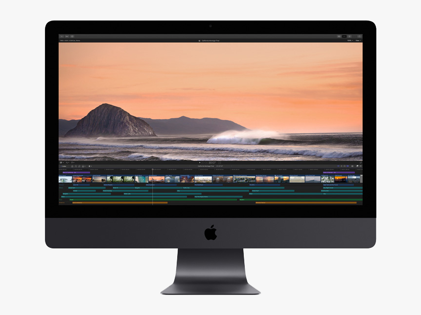 Transparent Vhs Lines Png - Imac Pro Fcpx, Png Download