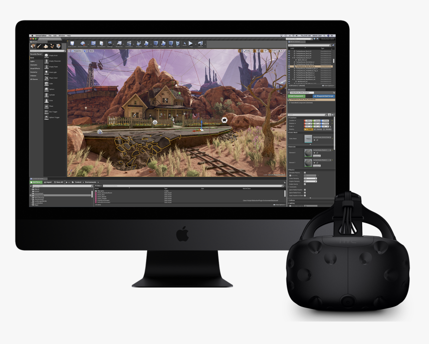 Imac Pro Virtual Reality, HD Png Download