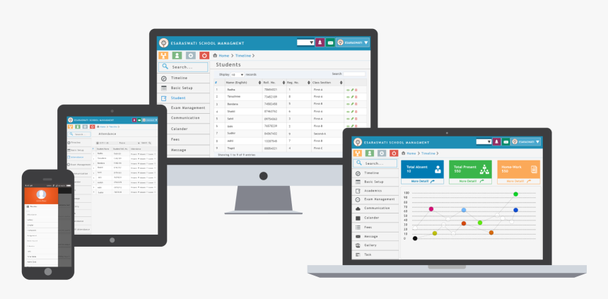 School Management Software India, HD Png Download