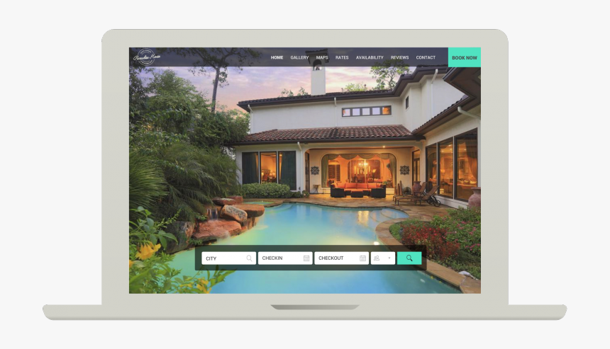 Vacation House Website, HD Png Download