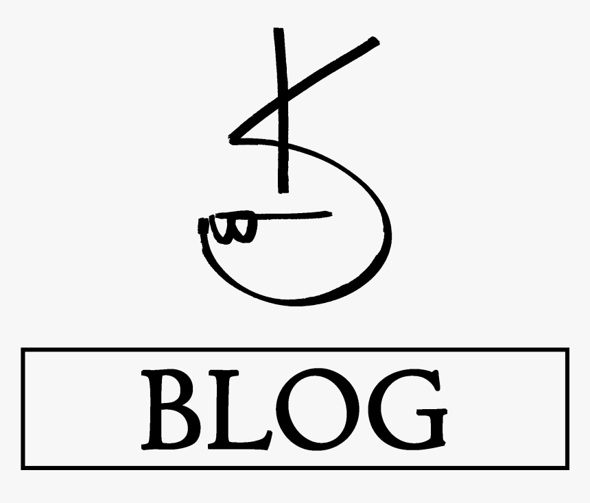 Ks Blog Png Blk - Line Art, Transparent Png