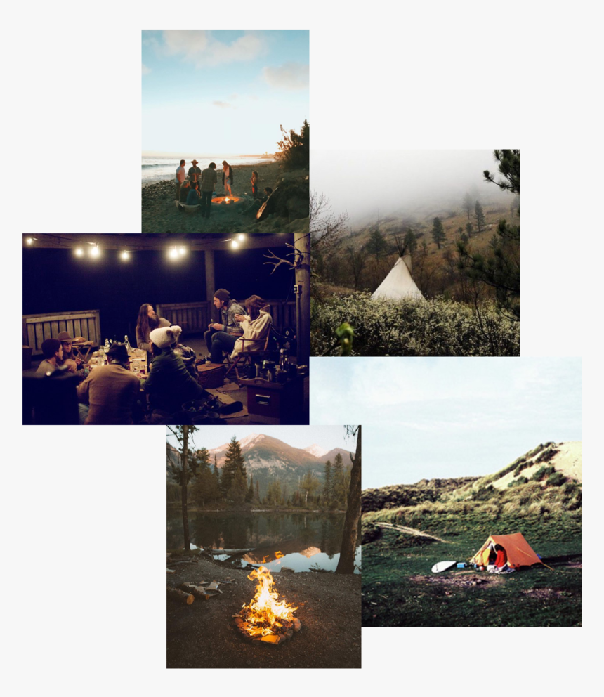Campfire - Collage, HD Png Download