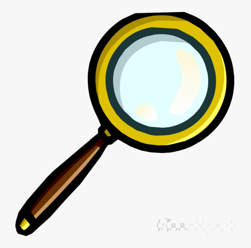 Magnifying Glass Club Penguin Clipart Vinyl Record - Treasure Hunt Magnifying Glass, HD Png Download