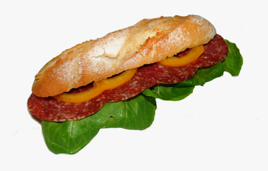 Salami Sandwich Transparent, HD Png Download