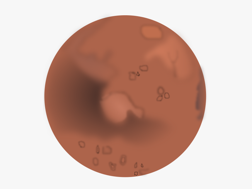 Planet Mars - Circle, HD Png Download