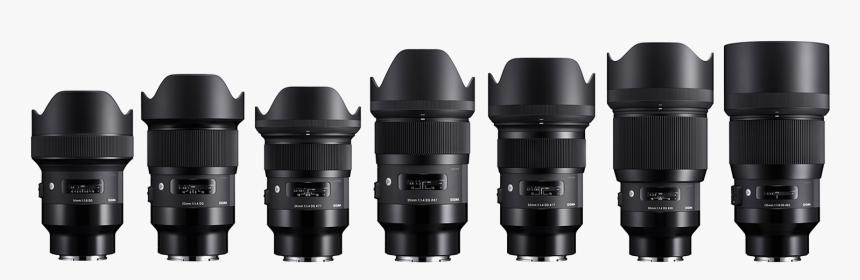 Sigma Launches Art Prime Lenses For Sony E-mount Cameras - Sigma Art E Mount Lenses, HD Png Download